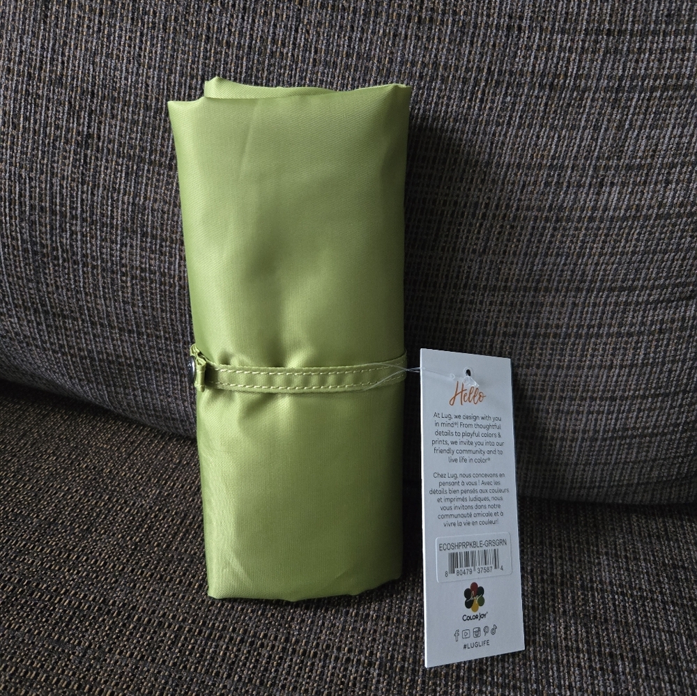 NWT Lug Eco Shopper in Grass Green
